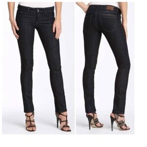 DL1961 Jessica Jeans 29 Mid Rise Dark Wash Skinny 4 Way Stretch